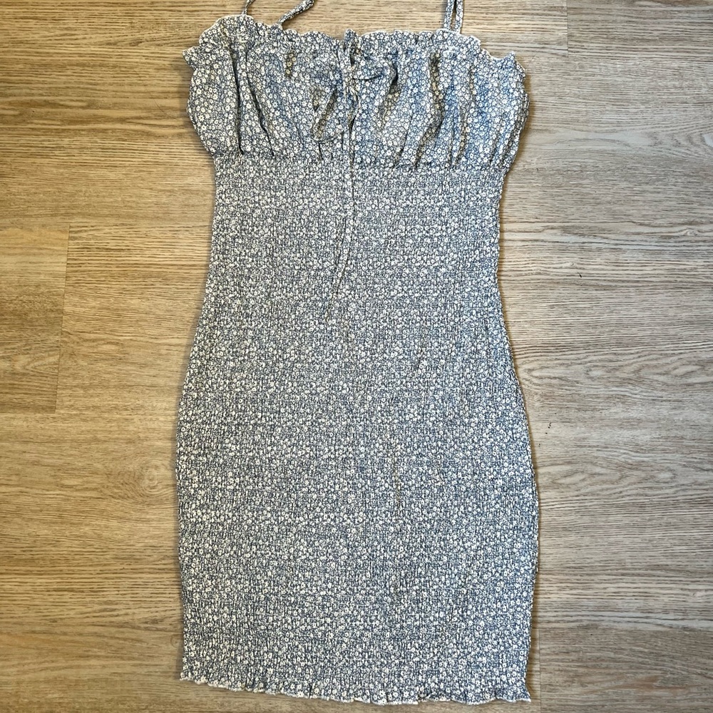 Blue and White floral dress